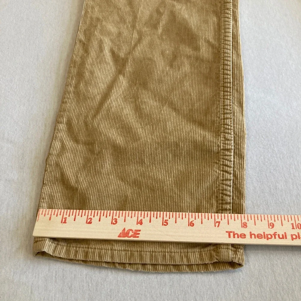 Polo Ralph Lauren Men 30x30 (Fit 29.5x29.5) Corduroy Pants Tan Straight Cotton